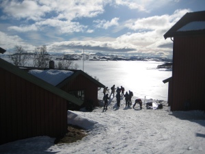 Getting ready at the Fjellstoge